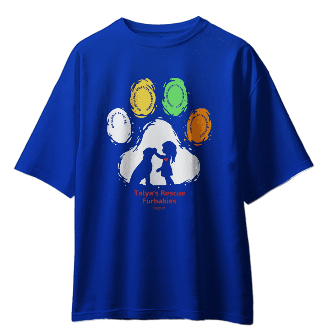 Printed blue t-shirt