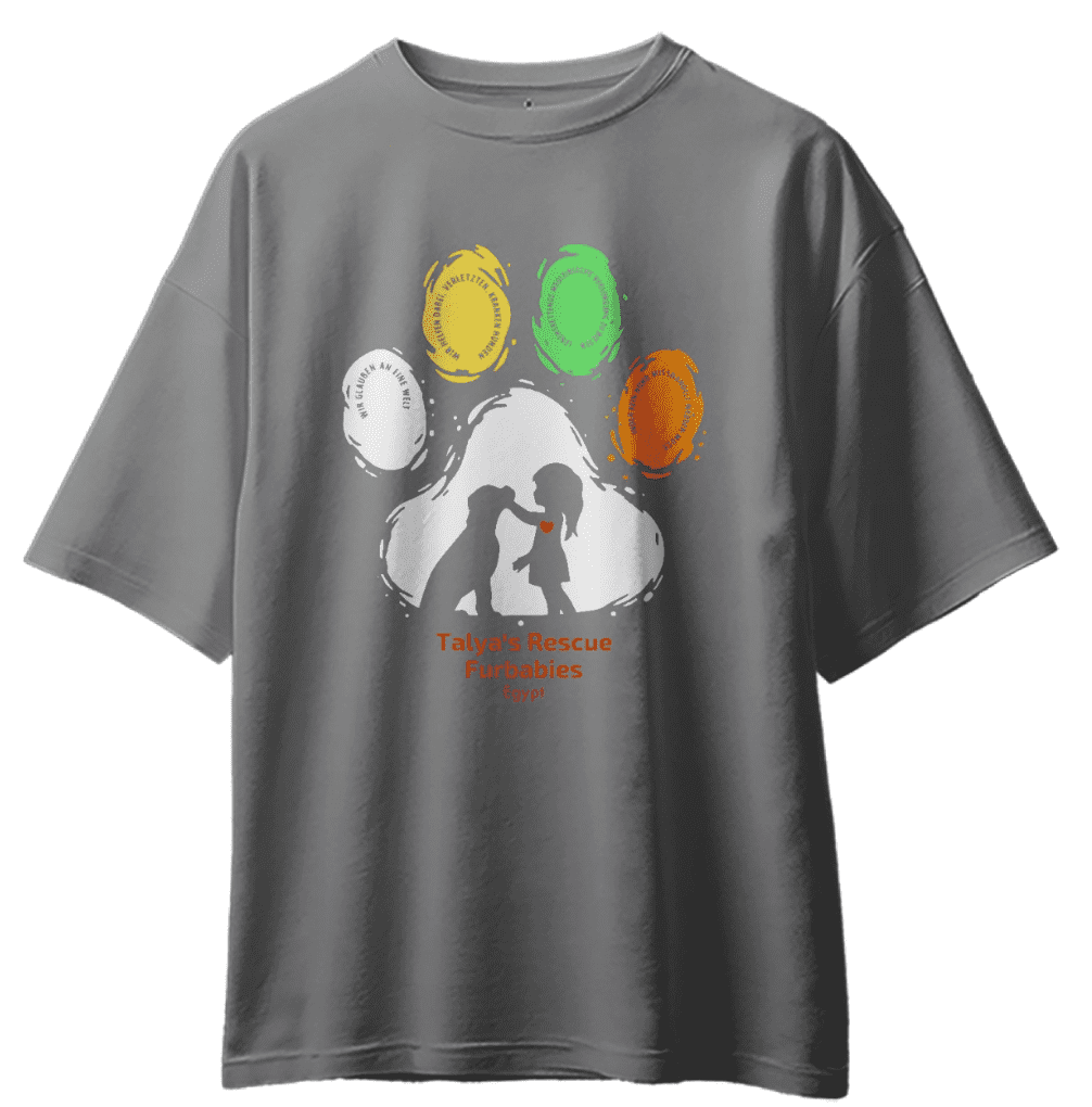 Printed grey t-shirt